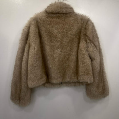 MOUSSY | マウジー F/FUR STAND COLLAR その他アウター 010IA330-4881 2025A/W サイズ：F ベージュ【姫路東店】