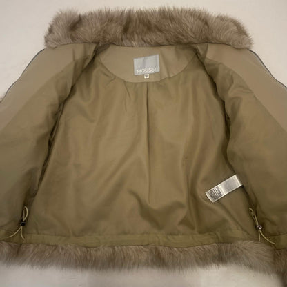 MOUSSY | マウジー F/FUR STAND COLLAR その他アウター 010IA330-4881 2025A/W サイズ：F ベージュ【姫路東店】