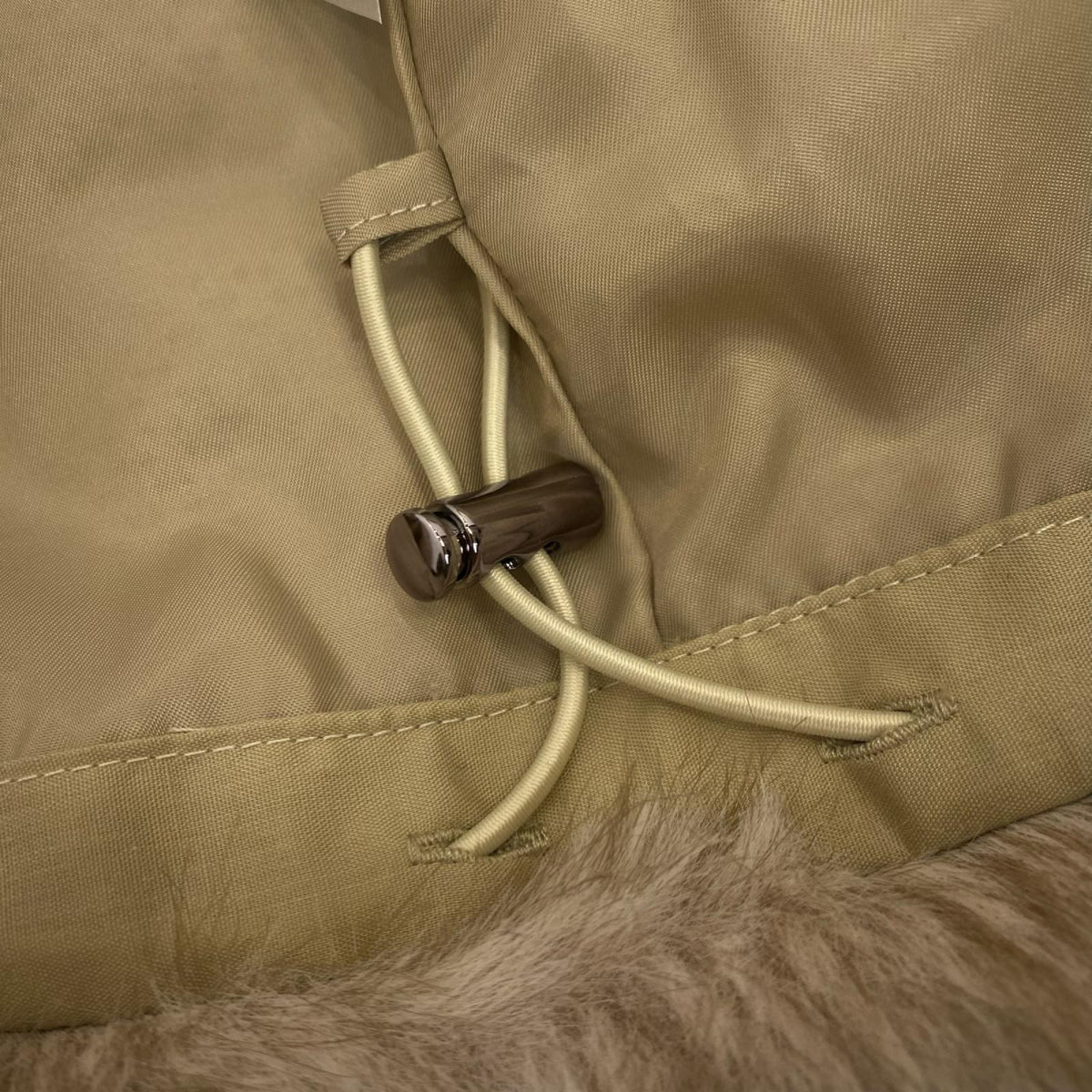 MOUSSY | マウジー F/FUR STAND COLLAR その他アウター 010IA330-4881 2025A/W サイズ：F ベージュ【姫路東店】