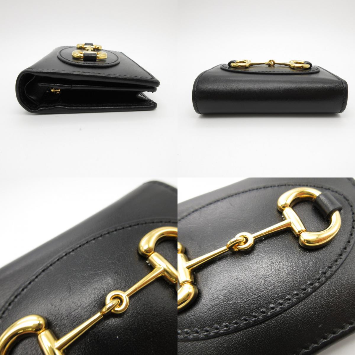 GUCCI | グッチ カーフスキン　ホースビット 1955 ホック付財布 621887【姫路東店】