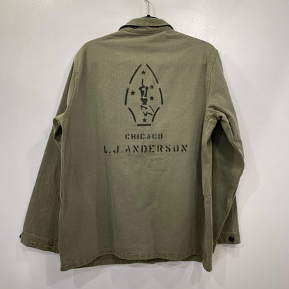 Buzz Rickson's | バズリクソンズ ヘリンボーン USMC ジャケット ミリタリージャケット BR11029 カーキ サイズ：40【姫路東店】