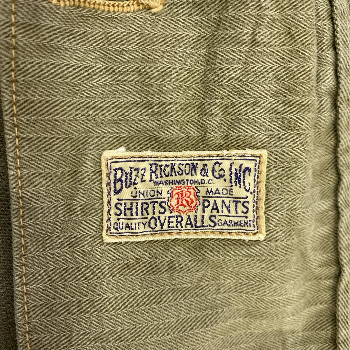 Buzz Rickson's | バズリクソンズ ヘリンボーン USMC ジャケット ミリタリージャケット BR11029 カーキ サイズ：40【姫路東店】