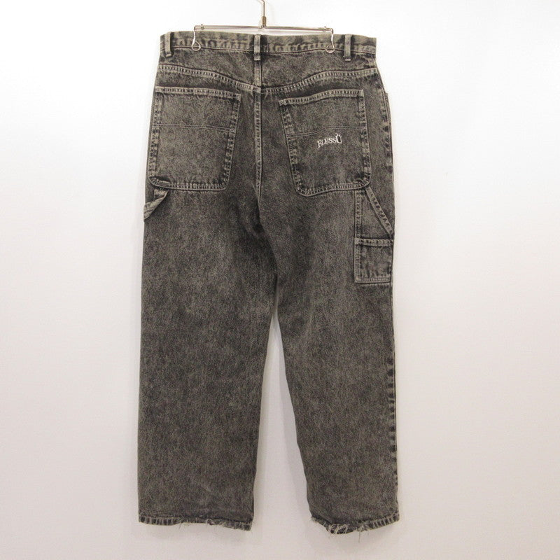 BLESS U ブレスユー wash painter denim パンツ BU0022 グレー サイズ：L【姫路東店】