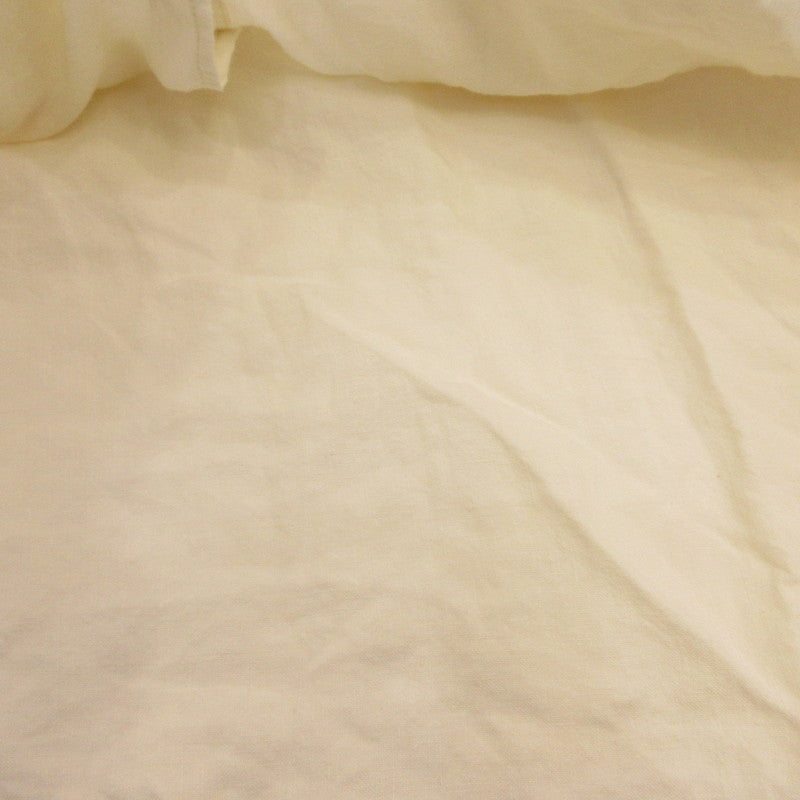 TCB JEANS | ティーシービ Detachable Collar Work Shirt Linen 長袖シャツ ホワイト サイズ：42【姫路東店】