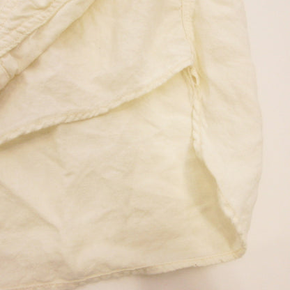 TCB JEANS | ティーシービ Detachable Collar Work Shirt Linen 長袖シャツ ホワイト サイズ：42【姫路東店】