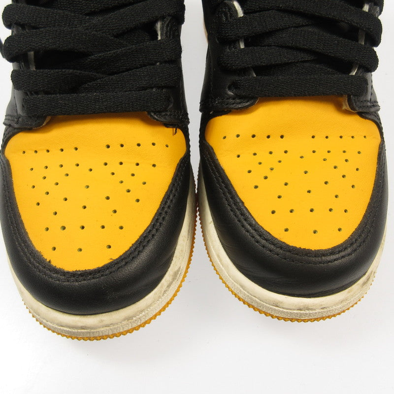 NIKE | ナイキ GS Air Jordan 1 Retro High OG 'Taxi' スニーカー 575441-711 イエロー 23.5cm【姫路東店】
