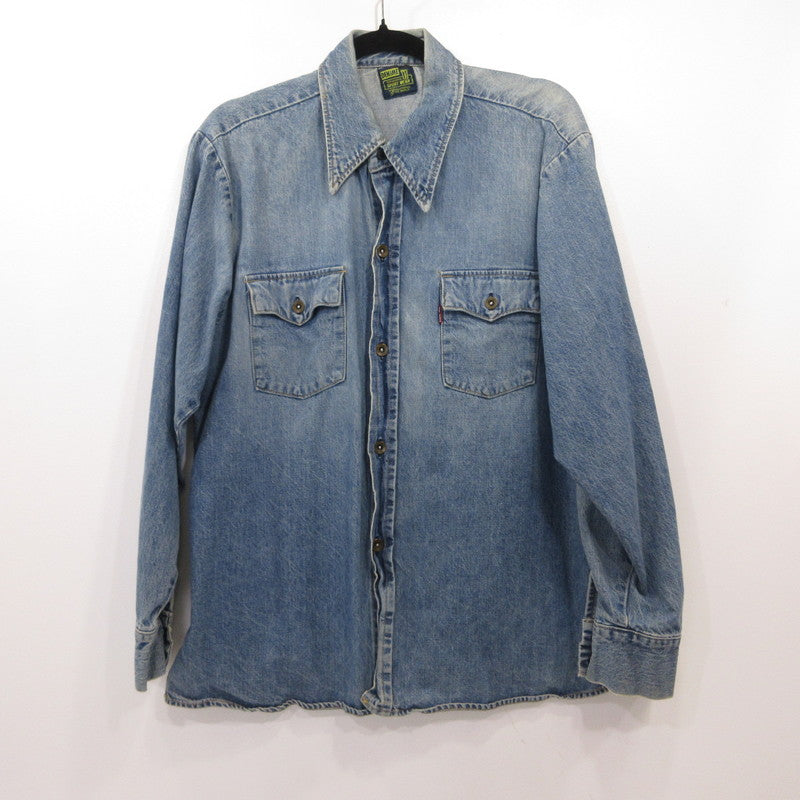Denime | ドゥニーム その他トップス 初期タグ 年式:80-90s ブルー サイズ：L【姫路東店】
