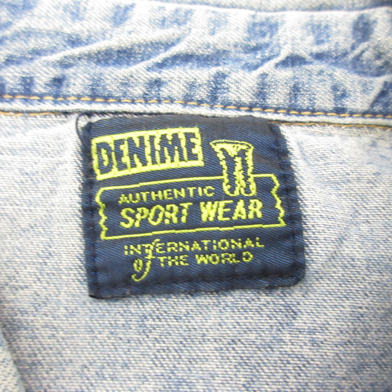 Denime | ドゥニーム その他トップス 初期タグ 年式:80-90s ブルー サイズ：L【姫路東店】
