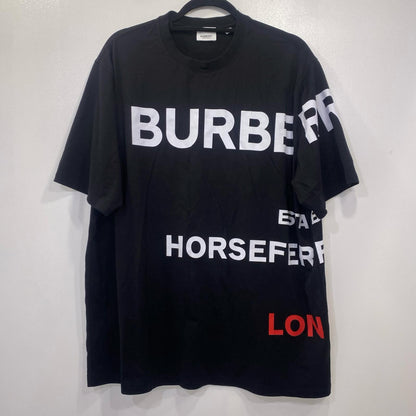 BURBERRY London England | バーバリーロンドンイングランド ホースフェリーTシャツ 半袖Ｔシャツ 8084331 国内正規品 ブラック サイズ：XL【姫路東店】