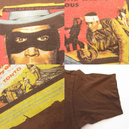 CRONIES クロウニーズ LONE RANGER 半袖Ｔシャツ 年式:90s ブラウン サイズ：XL【姫路東店】