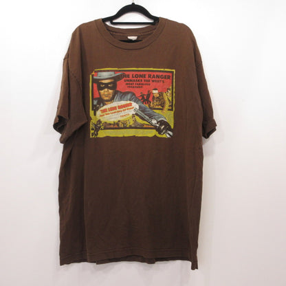 CRONIES クロウニーズ LONE RANGER 半袖Ｔシャツ 年式:90s ブラウン サイズ：XL【姫路東店】
