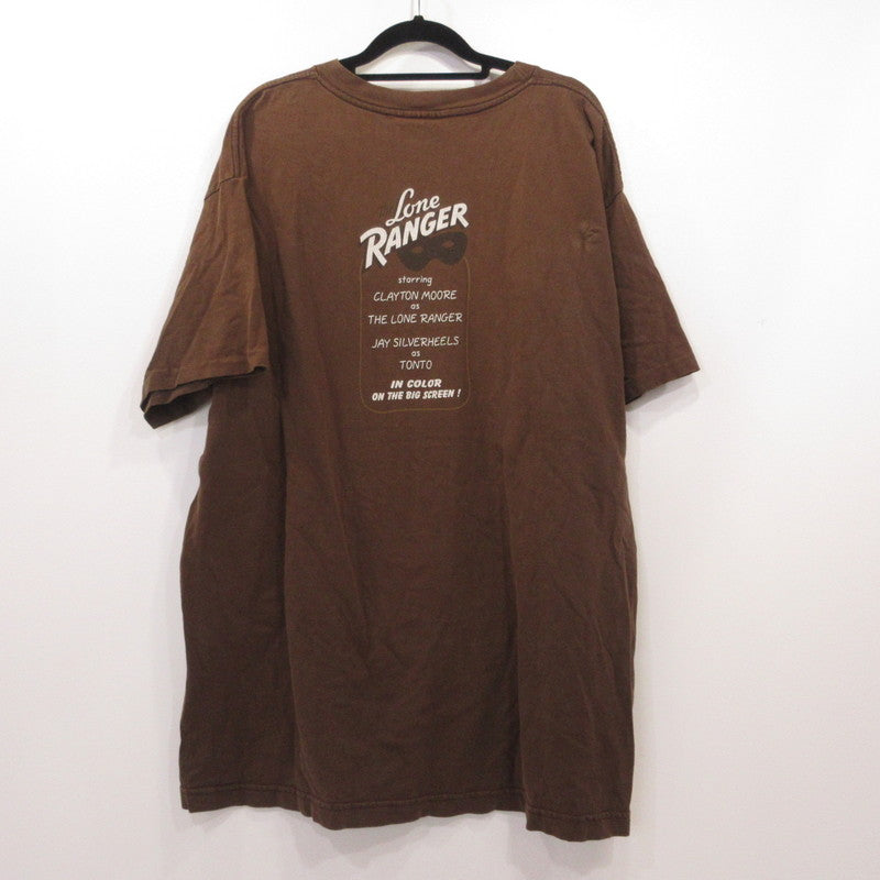 CRONIES クロウニーズ LONE RANGER 半袖Ｔシャツ 年式:90s ブラウン サイズ：XL【姫路東店】