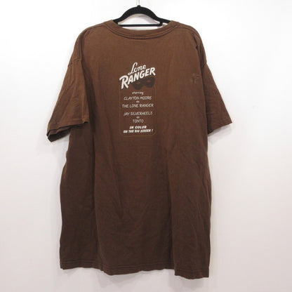 CRONIES クロウニーズ LONE RANGER 半袖Ｔシャツ 年式:90s ブラウン サイズ：XL【姫路東店】