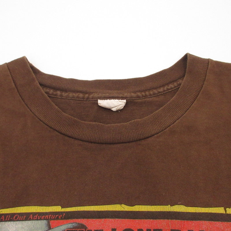 CRONIES クロウニーズ LONE RANGER 半袖Ｔシャツ 年式:90s ブラウン サイズ：XL【姫路東店】
