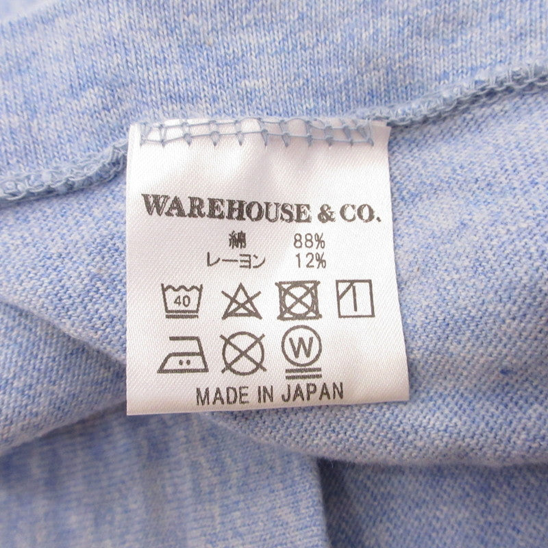 WARE HOUSE | ウェアハウス　ウエアハウス PINE RIDGE 半袖Ｔシャツ Lot4096 ライトブルー サイズ：XL【姫路東店】