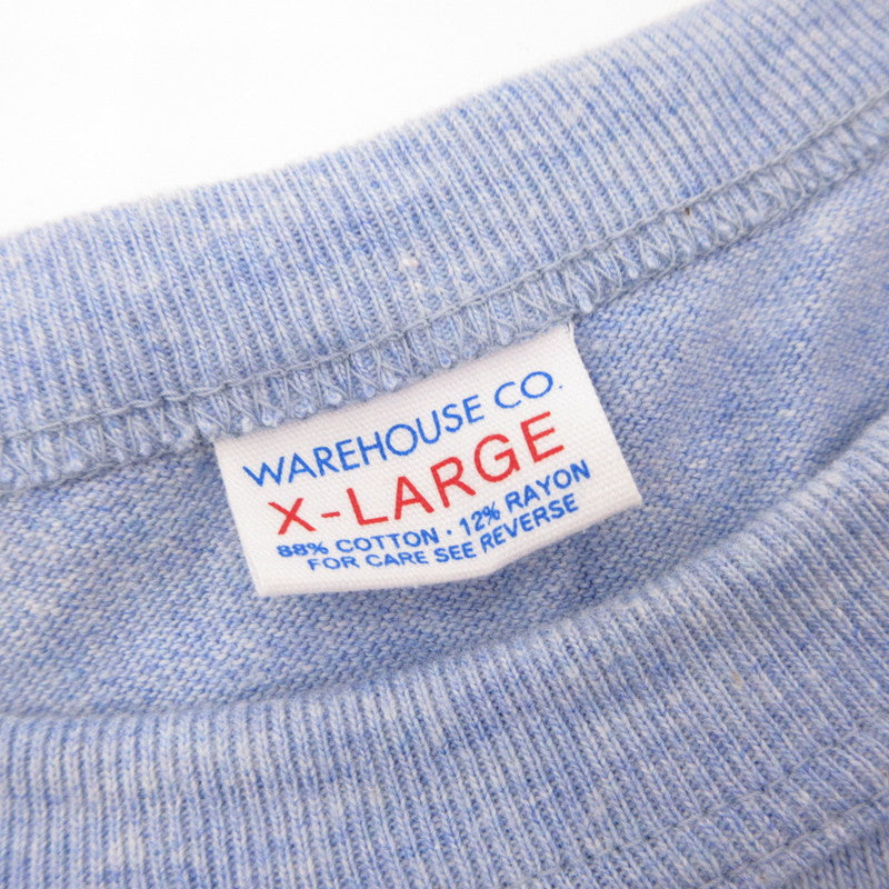 WARE HOUSE | ウェアハウス　ウエアハウス PINE RIDGE 半袖Ｔシャツ Lot4096 ライトブルー サイズ：XL【姫路東店】