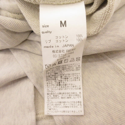REMI RELIEF | レミレリーフ SP加工裏毛クルー スウェット RN6001SDR グレー サイズ：M【姫路東店】