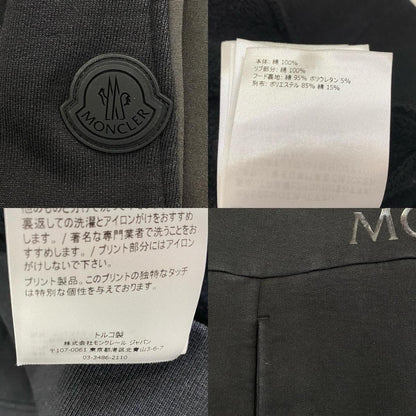 MONCLER | モンクレール FELPA CON CAPPUCCIO パーカー G20918G00025 2021A/W ブラック サイズ：L【姫路東店】
