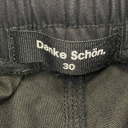 Danke Schon | ダンケシェーン STRETCH TWILL FLAP POCKET PANTS カーゴパンツ W:30 ブラック【姫路東店】