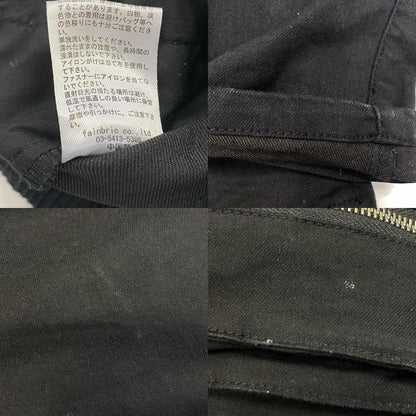 Danke Schon | ダンケシェーン STRETCH TWILL FLAP POCKET PANTS カーゴパンツ W:30 ブラック【姫路東店】