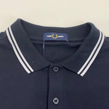 FRED PERRY | フレッドペリー The Fred Perry Shirt ポロシャツ M3636 ポロシャツ長袖 ネイビー サイズ：L【姫路東店】