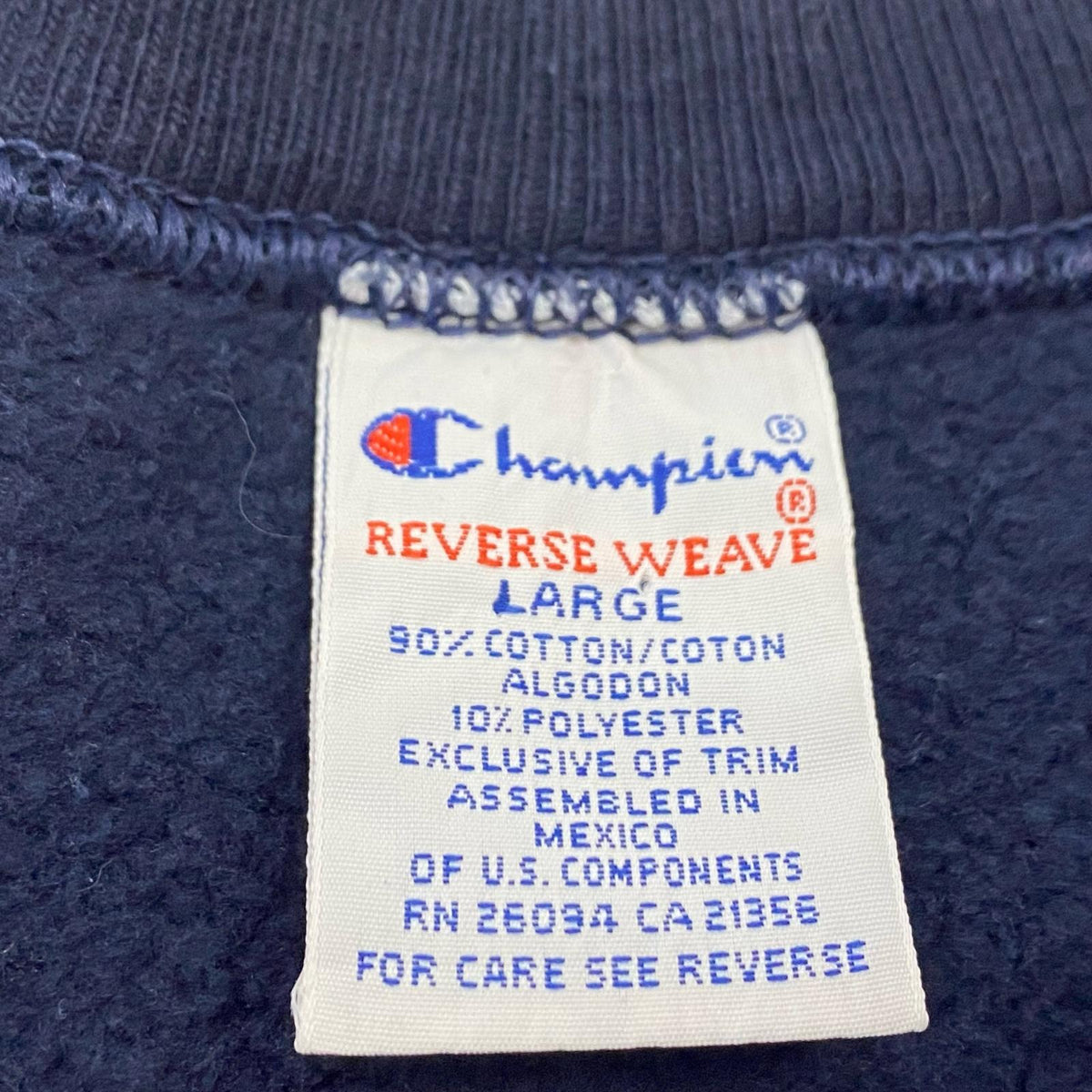 Champion | チャンピオン REVERSE WEAVE スウェット 90S メキシコ製 ネイビー サイズ：L【姫路東店】