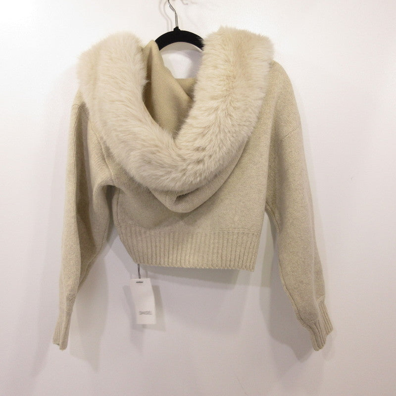 snidel | スナイデル ファーフードパーカー パーカー SWNT254295 ｻｲｽﾞ:0 ベージュ【姫路東店】