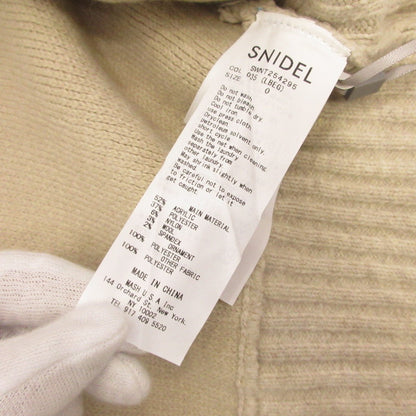 snidel | スナイデル ファーフードパーカー パーカー SWNT254295 ｻｲｽﾞ:0 ベージュ【姫路東店】