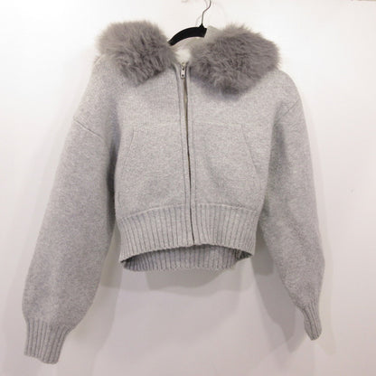 snidel | スナイデル ファーフードパーカー パーカー SWNT254295 ｻｲｽﾞ:0 グレー【姫路東店】