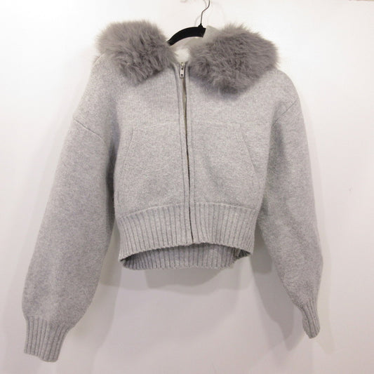 snidel | スナイデル ファーフードパーカー パーカー SWNT254295 ｻｲｽﾞ:0 グレー【姫路東店】