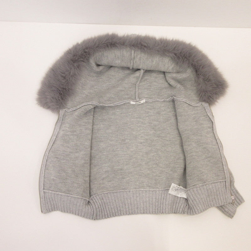 snidel | スナイデル ファーフードパーカー パーカー SWNT254295 ｻｲｽﾞ:0 グレー【姫路東店】