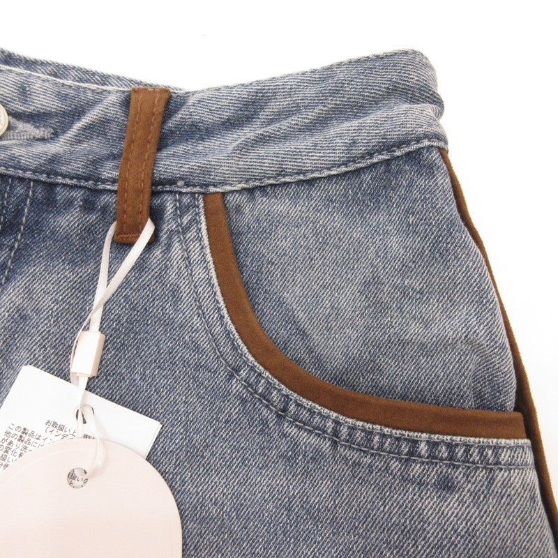 Darich | ダーリッチ スウェードパイピングデニムミニスカート ショートパンツ 112522014 ブルー サイズ：S【姫路東店】
