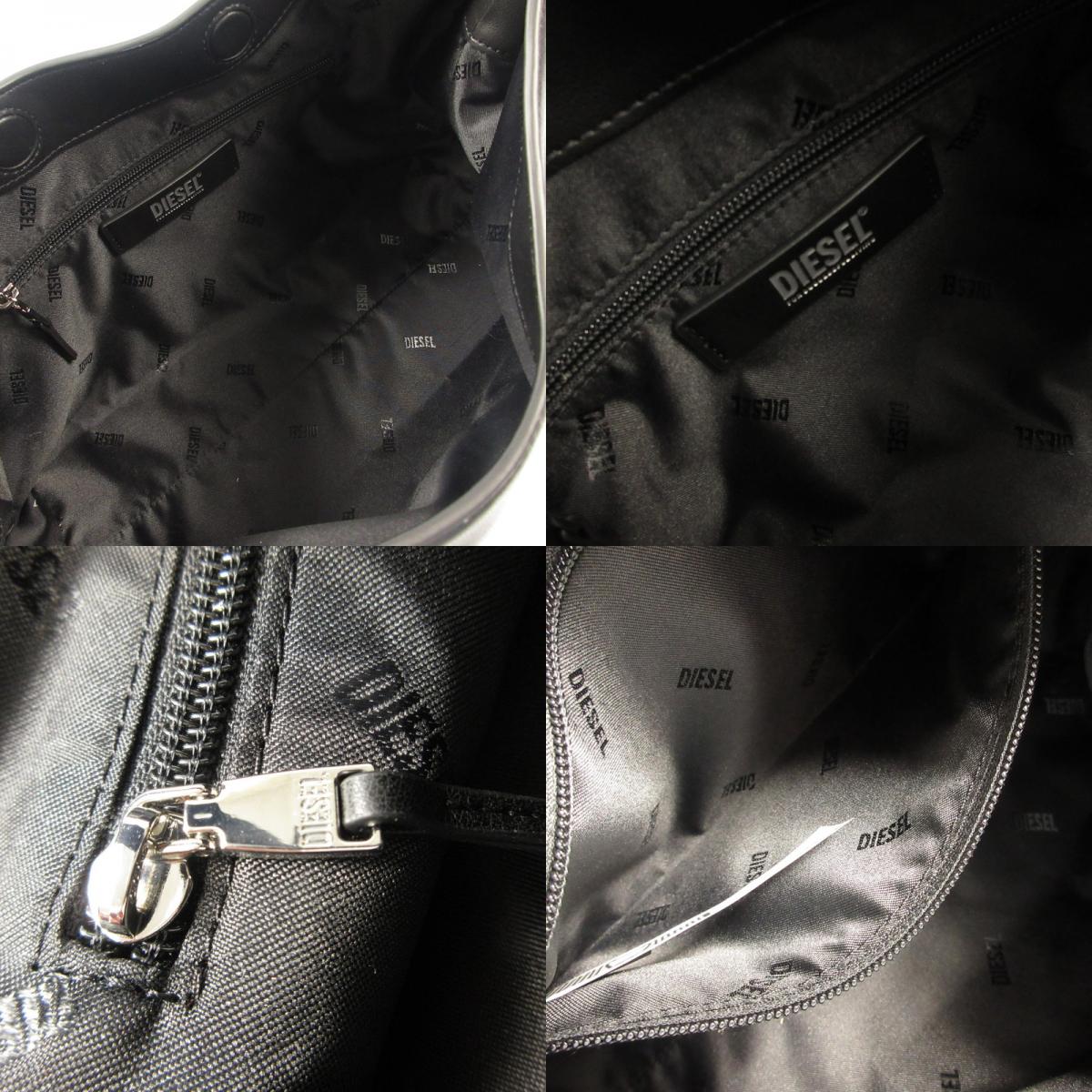 DIESEL | ディーゼル D-LINE HOBO ボディバッグ X10729 P9074 ブラック【姫路東店】