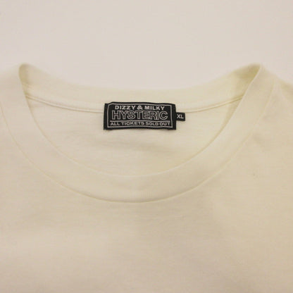 HYSTERIC GLAMOUR | ヒステリックグラマー LEATHER WOMAN 半袖Ｔシャツ 02251CT53 ホワイト サイズ：XL【姫路東店】