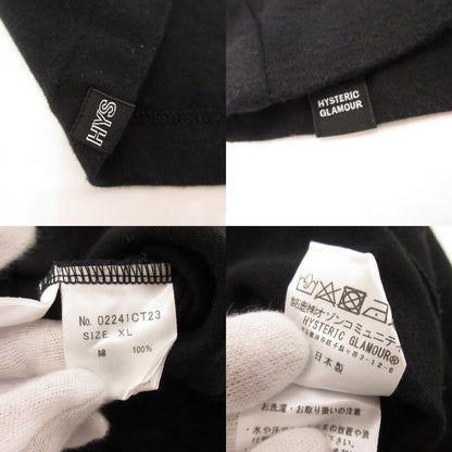 HYSTERIC GLAMOUR | ヒステリックグラマー ROCK W YOU 半袖Ｔシャツ 02241CT23 ブラック サイズ：XL【姫路東店】