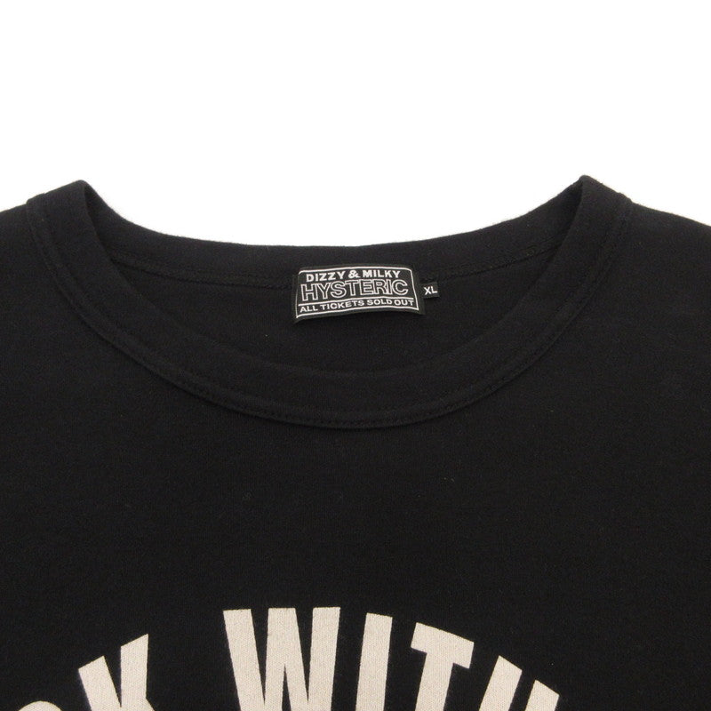 HYSTERIC GLAMOUR | ヒステリックグラマー ROCK W YOU 半袖Ｔシャツ 02241CT23 ブラック サイズ：XL【姫路東店】