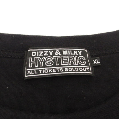HYSTERIC GLAMOUR | ヒステリックグラマー ROCK W YOU 半袖Ｔシャツ 02241CT23 ブラック サイズ：XL【姫路東店】
