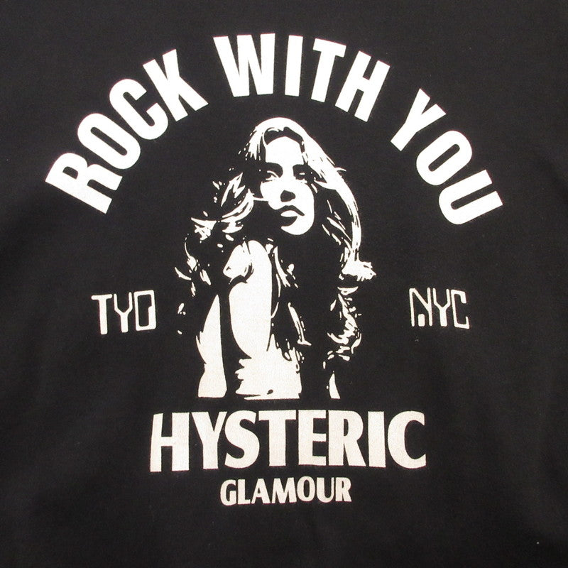 HYSTERIC GLAMOUR | ヒステリックグラマー ROCK W YOU 半袖Ｔシャツ 02241CT23 ブラック サイズ：XL【姫路東店】