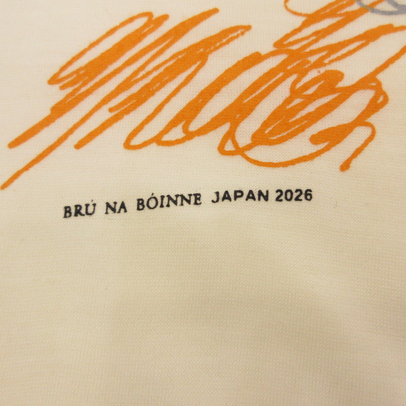 BRU NA BOINNE | ブルーナボイン 諦めない気持ちT 半袖Ｔシャツ 852012 ホワイト サイズ：XL【姫路東店】