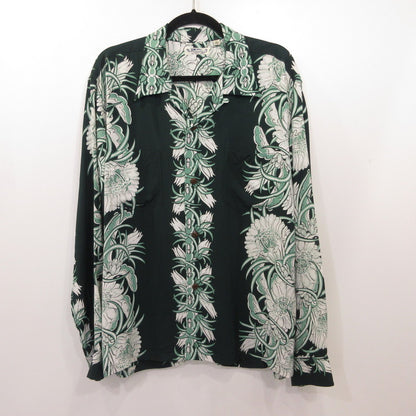 SUN SURF | サンサーフ NIGHT BLOOMING CEREUS BORDER その他トップス SS29602 アロハ サイズ：L【姫路東店】