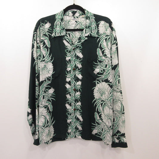 SUN SURF | サンサーフ NIGHT BLOOMING CEREUS BORDER その他トップス SS29602 アロハ サイズ：L【姫路東店】