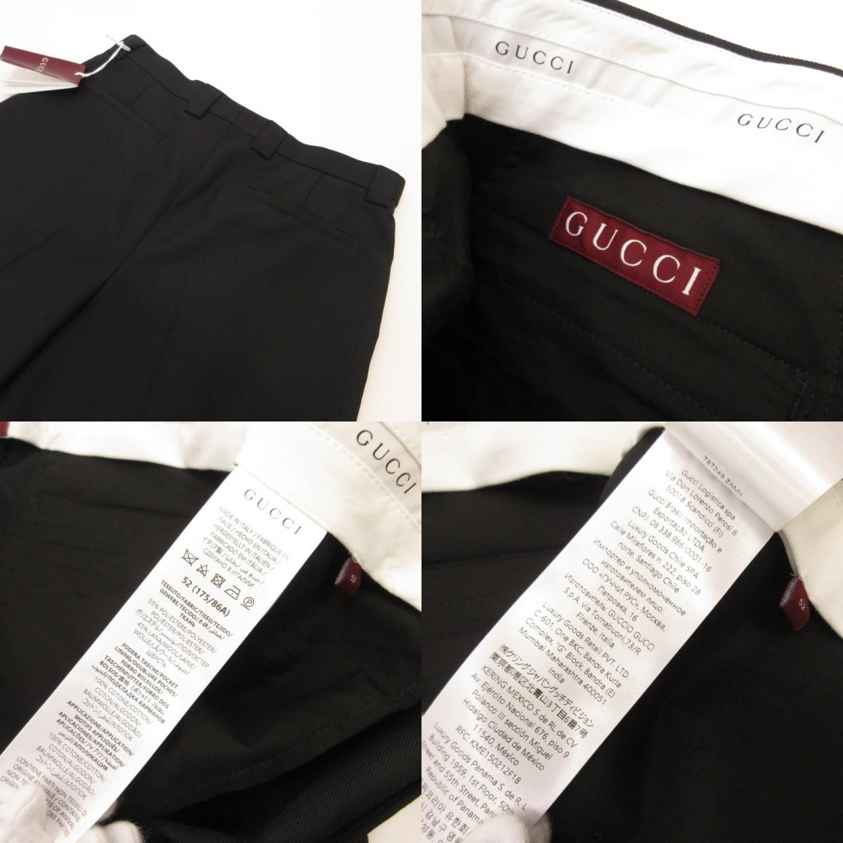 GUCCI | グッチ Tailored Shorts in Black ショートパンツ 787249 国内正規タグ ブラック サイズ：52【姫路東店】