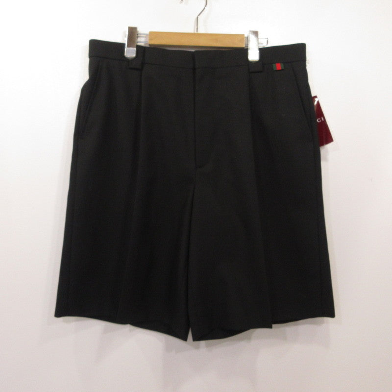 GUCCI | グッチ Tailored Shorts in Black ショートパンツ 787249 国内正規タグ ブラック サイズ：52【姫路東店】