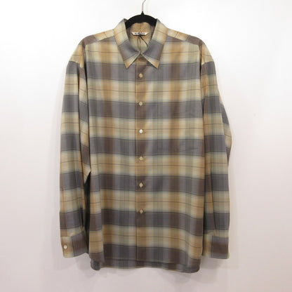AURALEE | オーラリー SUPER LIGHT WOOL CHECK SHIRT 長袖シャツ A26SS01LC 2026S/S サイズ：5【姫路東店】