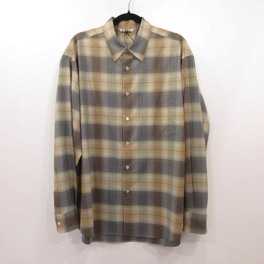 AURALEE | オーラリー SUPER LIGHT WOOL CHECK SHIRT 長袖シャツ A26SS01LC 2026S/S サイズ：5【姫路東店】