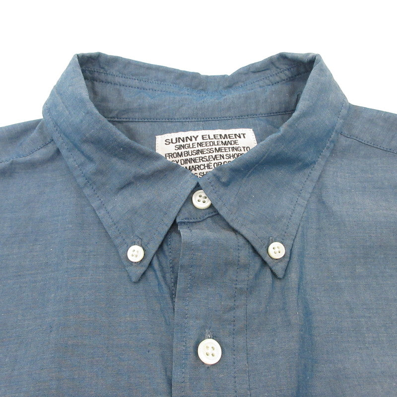 SUNNY ELEMENT | サニーエレメント Hike BD Shirt 長袖シャツ S-026-SS ブルー サイズ：2【姫路東店】
