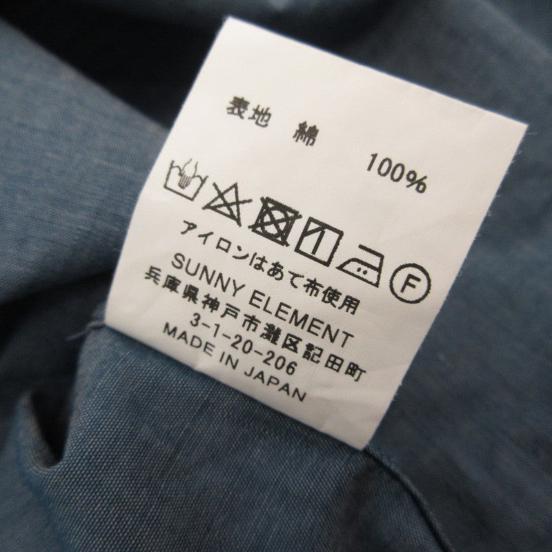 SUNNY ELEMENT | サニーエレメント Hike BD Shirt 長袖シャツ S-026-SS ブルー サイズ：2【姫路東店】