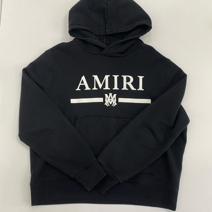 AMIRI | アミリ Ma Bar Logo Hoodie パーカー SRPXMJL004SMRSTH4 プルオーバーパーカー 国内正規タグ ブラック サイズ：L【姫路東店】