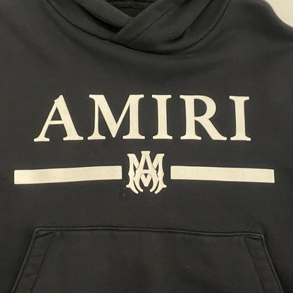AMIRI | アミリ Ma Bar Logo Hoodie パーカー SRPXMJL004SMRSTH4 プルオーバーパーカー 国内正規タグ ブラック サイズ：L【姫路東店】