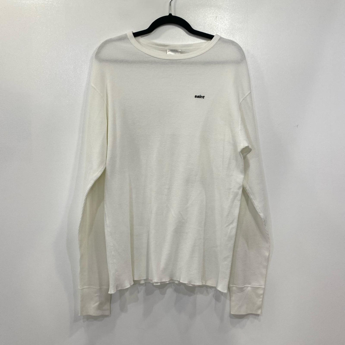 SAINT MICHAEL | セントマイケルセイントマイケル THARMAL TEE 長袖Ｔシャツ SM-MK8-0000-033 サーマルカットソー長袖 ホワイト サイズ：L【姫路東店】